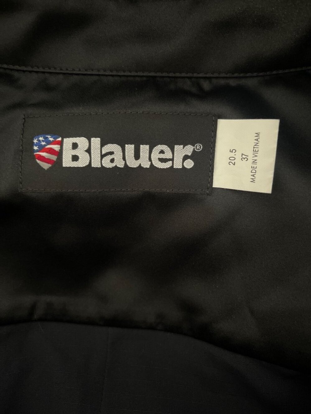 NWT Blauer FLEXRS LS Supershirt Mens 20.5/37 Dark Navy 8671 - Picture 6 of 10